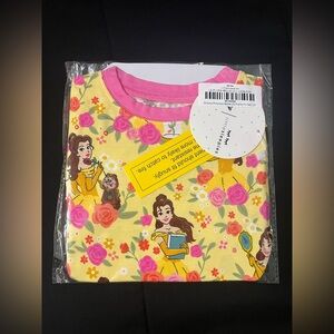 Little Sleepies Disney - Princess Belle Pants Two-Piece Pajama Set Size 2T NWT